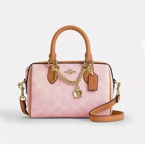 Coach Powder Pink Mini Rowan